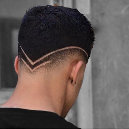 Muster Haare mit Rasur